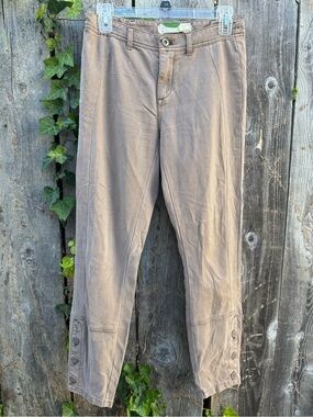 Straight Leg Women's Pants in Taupe